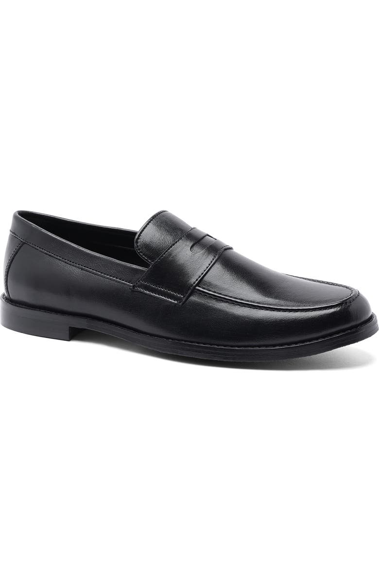 Anthony Veer Sherman Penny Loafer, Main, color, Black