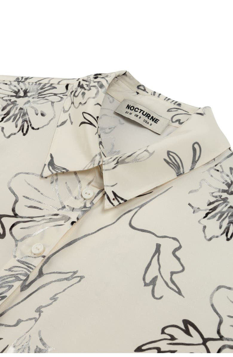 Nocturne Flowy Patterned Shirt, Alternate, color, 