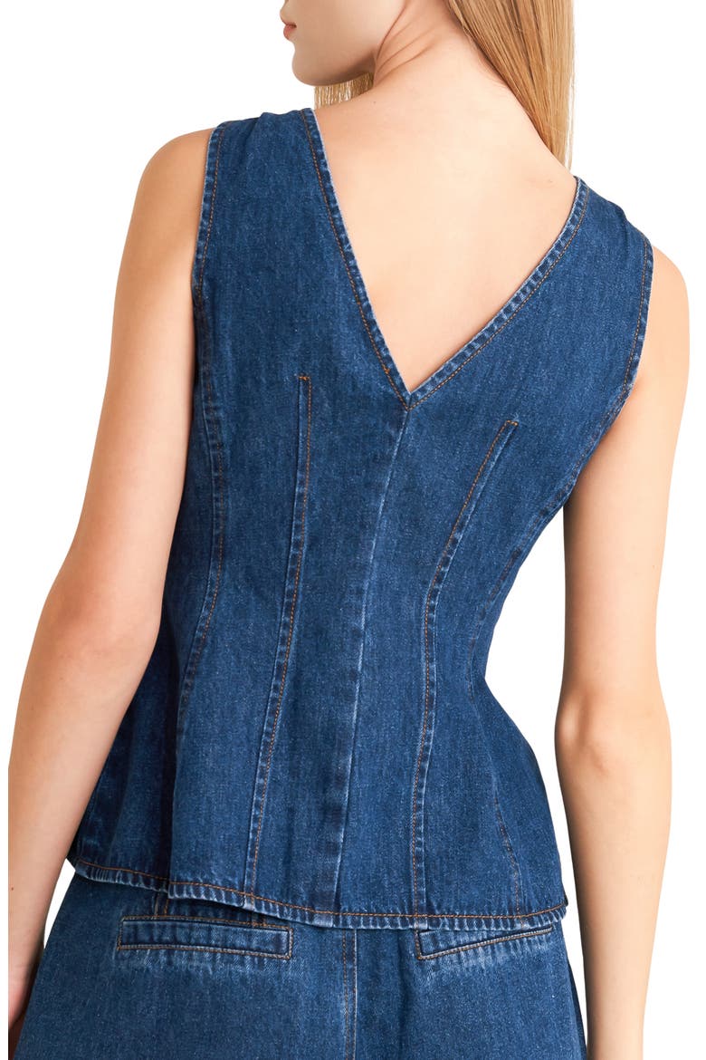 Denim Vest, Alternate, color, DENIM