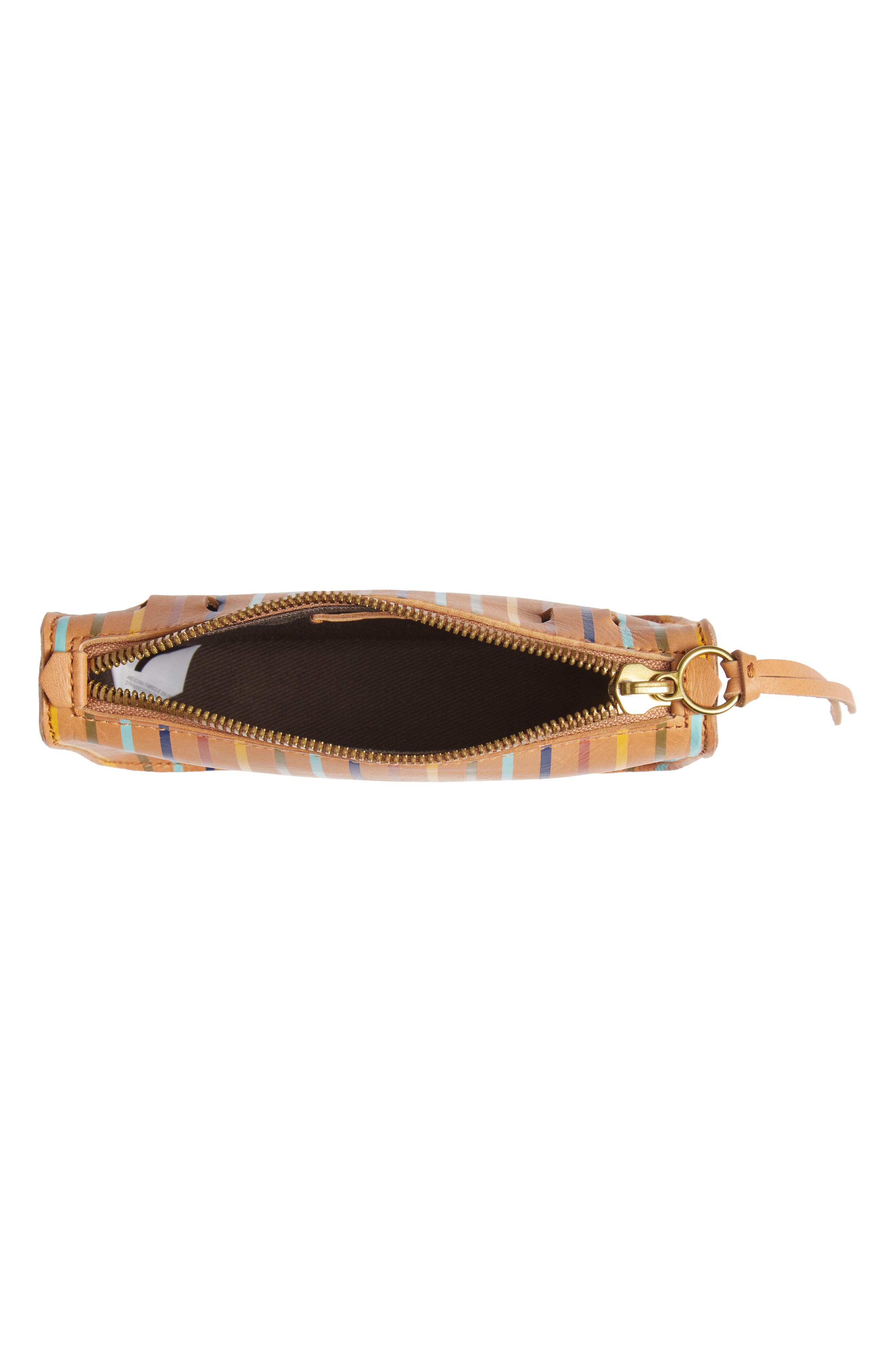 Madewell The Simple Rainbow Stripe Pouch Belt Bag, Alternate, color, 