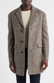 Cardinal of Canada Sherwood Wool & Alpaca Blend Herringbone Topcoat
