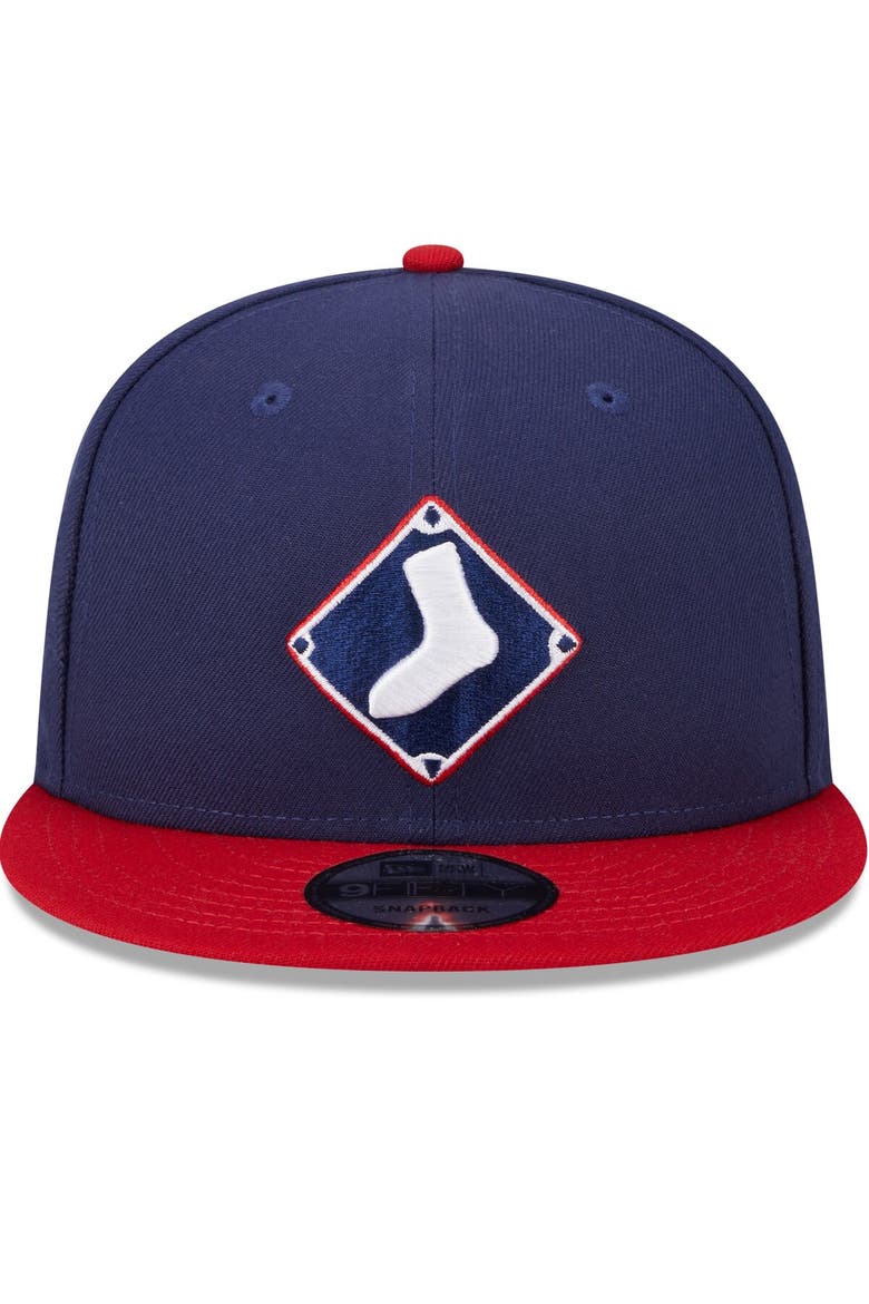 Men's New Era  Navy Chicago White Sox 2024 Batting Practice 9FIFTY Snapback Hat, Alternate, color, Navy