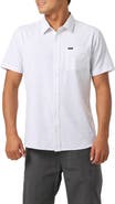 O'Neill Standard Fit TRVLR Traverse Stripe Short Sleeve Performance Button-Up Shirt