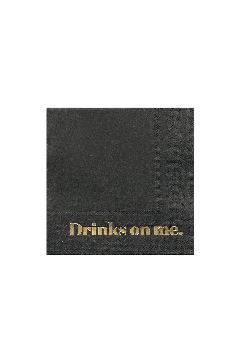 Cocktail Themed Cocktail Napkins, Main, color, "Drinks On Me"