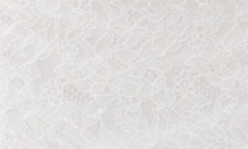 Mango Lace Godet Sleeveless Gown In White