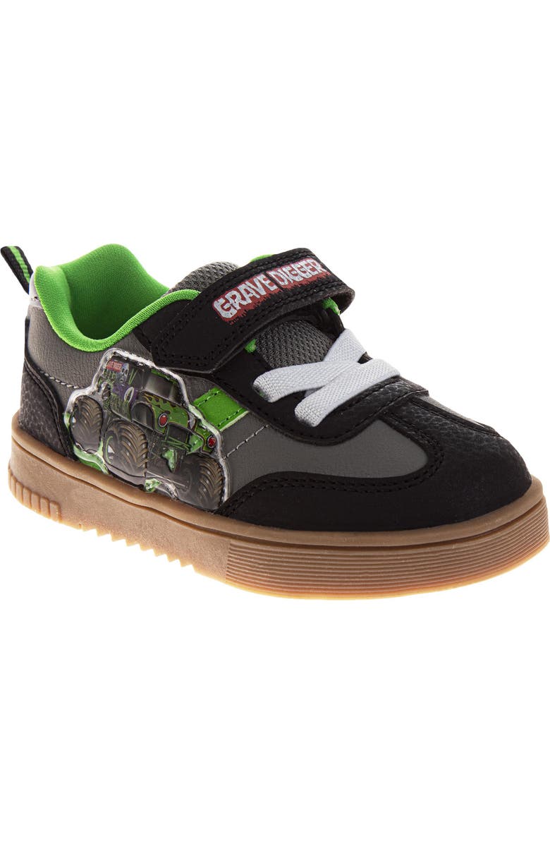 Monster Jam Sneaker, Main, color, Black Grey