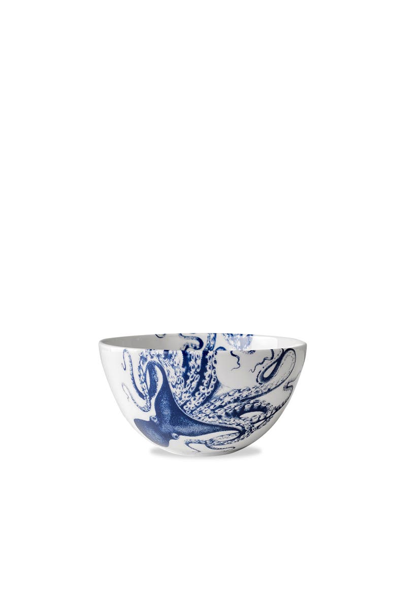 Caskata Lucy Cereal Bowl - Porcelain - Set 4, Main, color, Blue