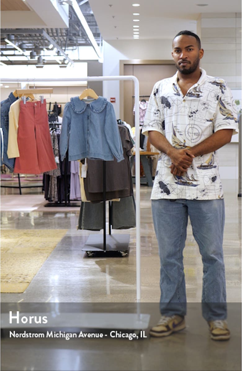 Kids' Cotton Chambray Button-Up Shirt, sales video thumbnail