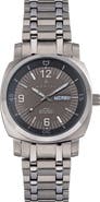 Nautis Stealth Bracelet Watch w/Day/Date
