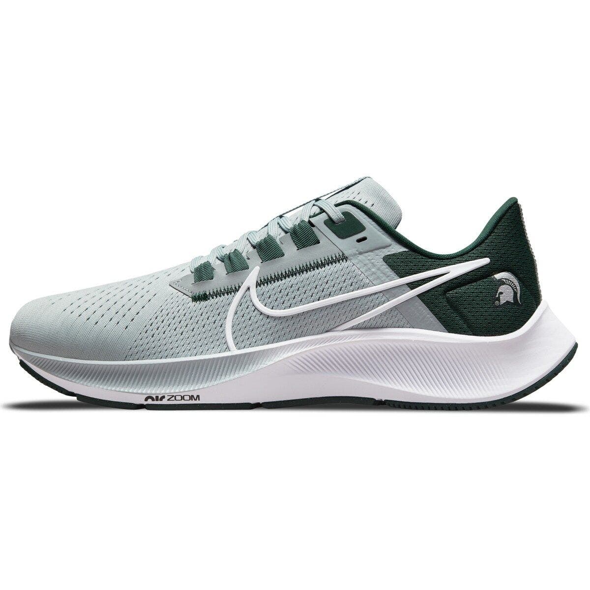 Nike Unisex Nike Gray Michigan State Spartans Zoom Pegasus 38 Running Shoe, Main, color, 