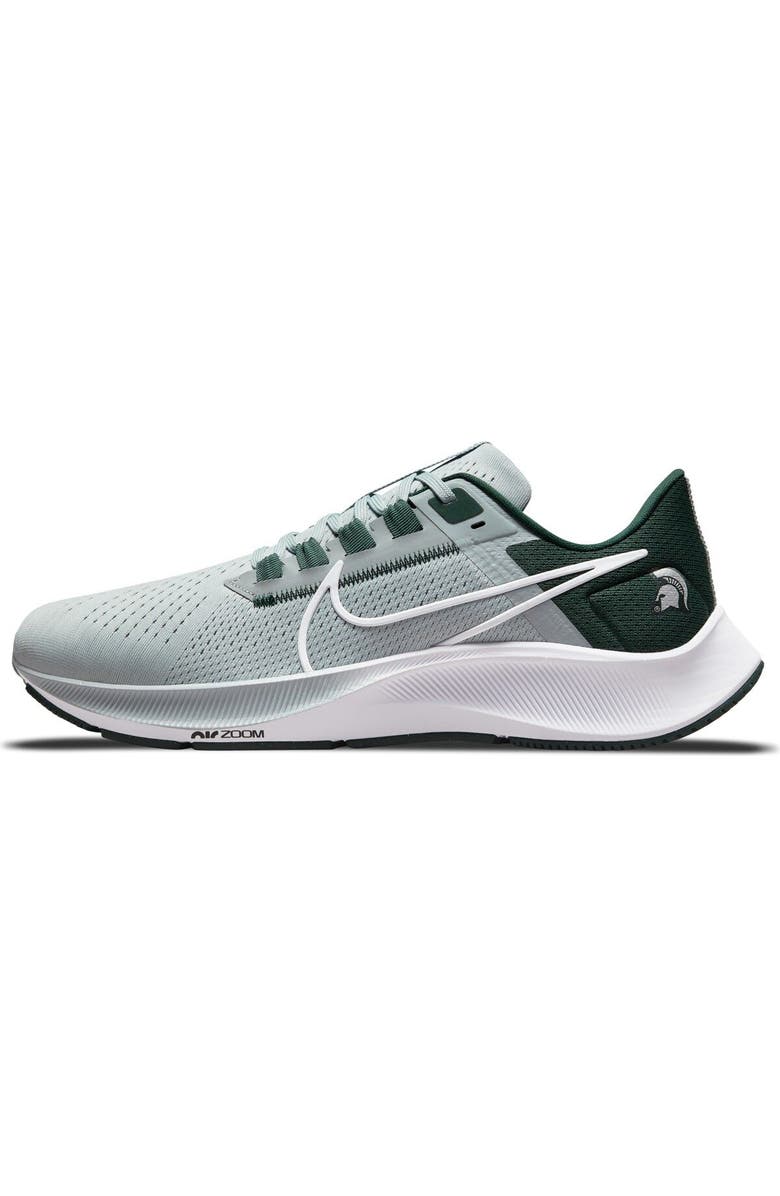 Nike Unisex Nike Gray Michigan State Spartans Zoom Pegasus 38 Running Shoe, Main, color,