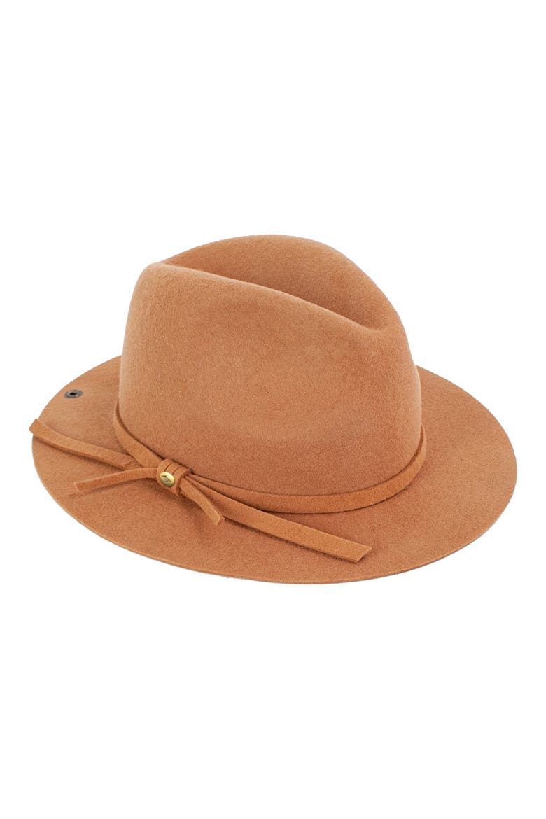 Mayfair Fedora Hat, Main, color, TAN
