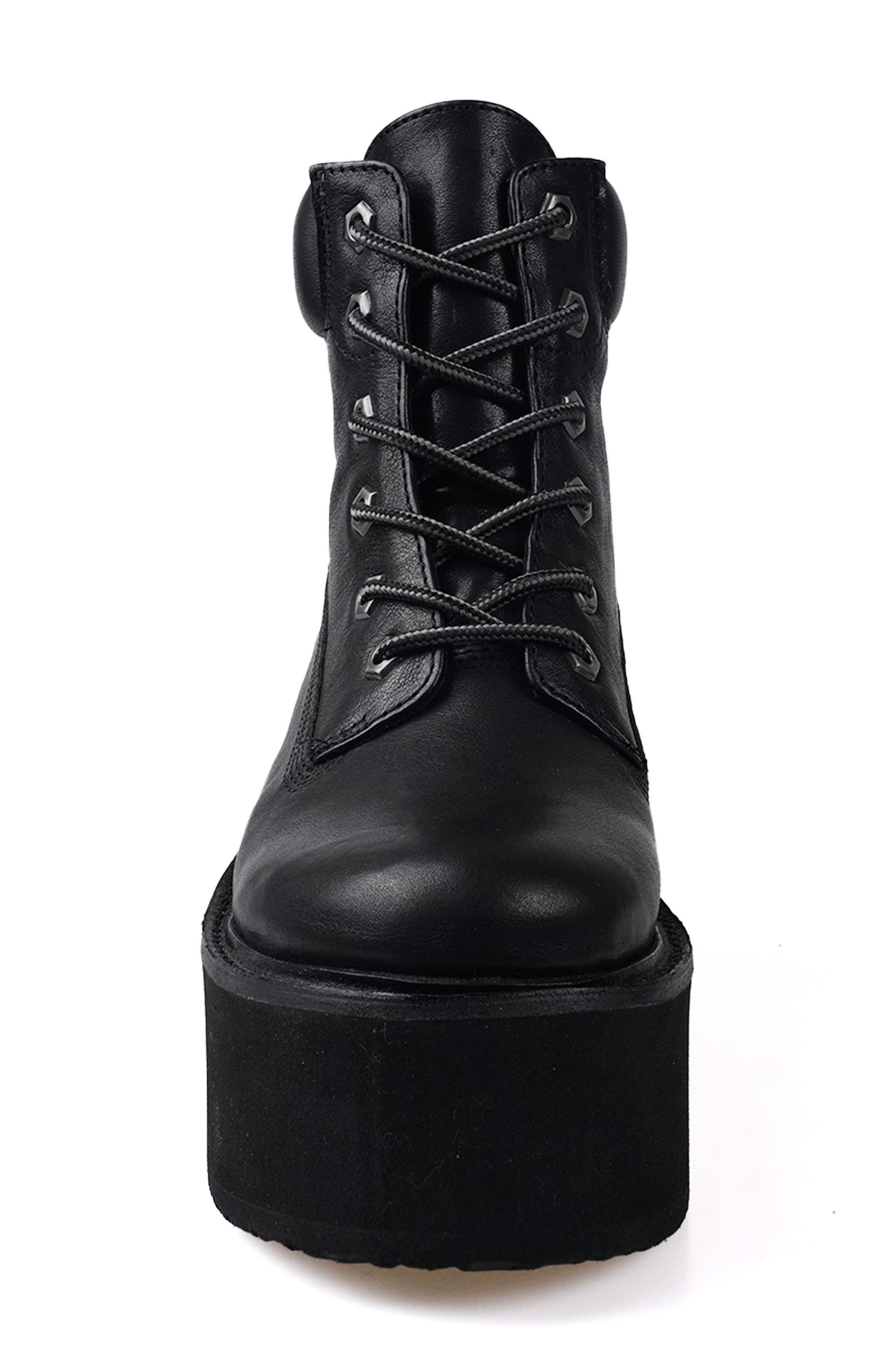 ZIGI Platform Bootie, Alternate, color, Black