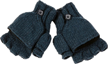 Nirvanna Designs Fingerless Gloves With Button Flap and Fleece