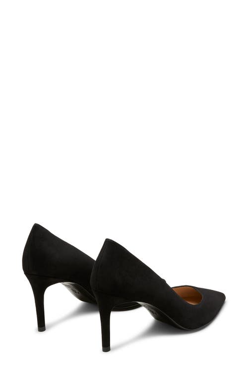Stuart Weitzman Pointed Toe Leather Stiletto Heel Pumps In Black