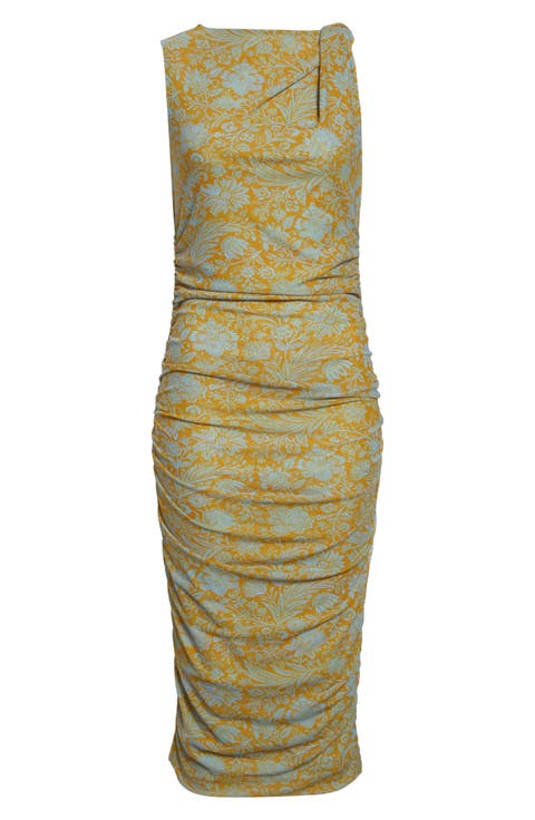 Otessa Floral Print Sleeveless Dress