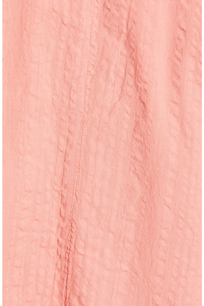 Seersucker Poet Blouse, Alternate, color, CORAL ISLANDS