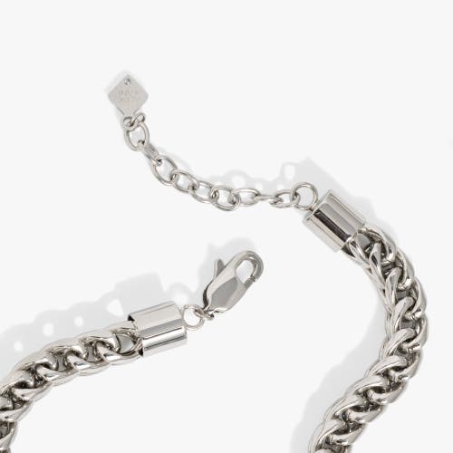 Alex And Ani Wheat Chain Bracelet In Silver
