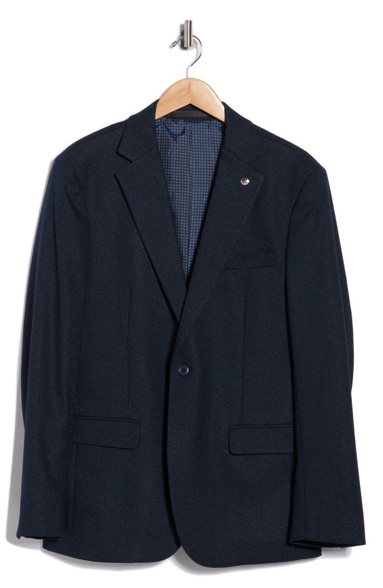 Tahari Slim Fit Sport Coat, Main, color, Black