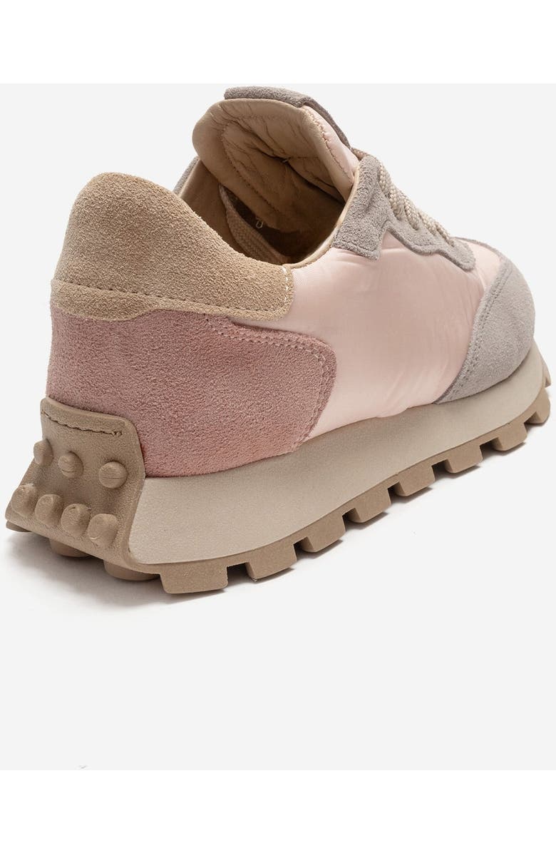 Forever & Always Shoes Amanda Leather Sneakers, Alternate, color, Gray Pink