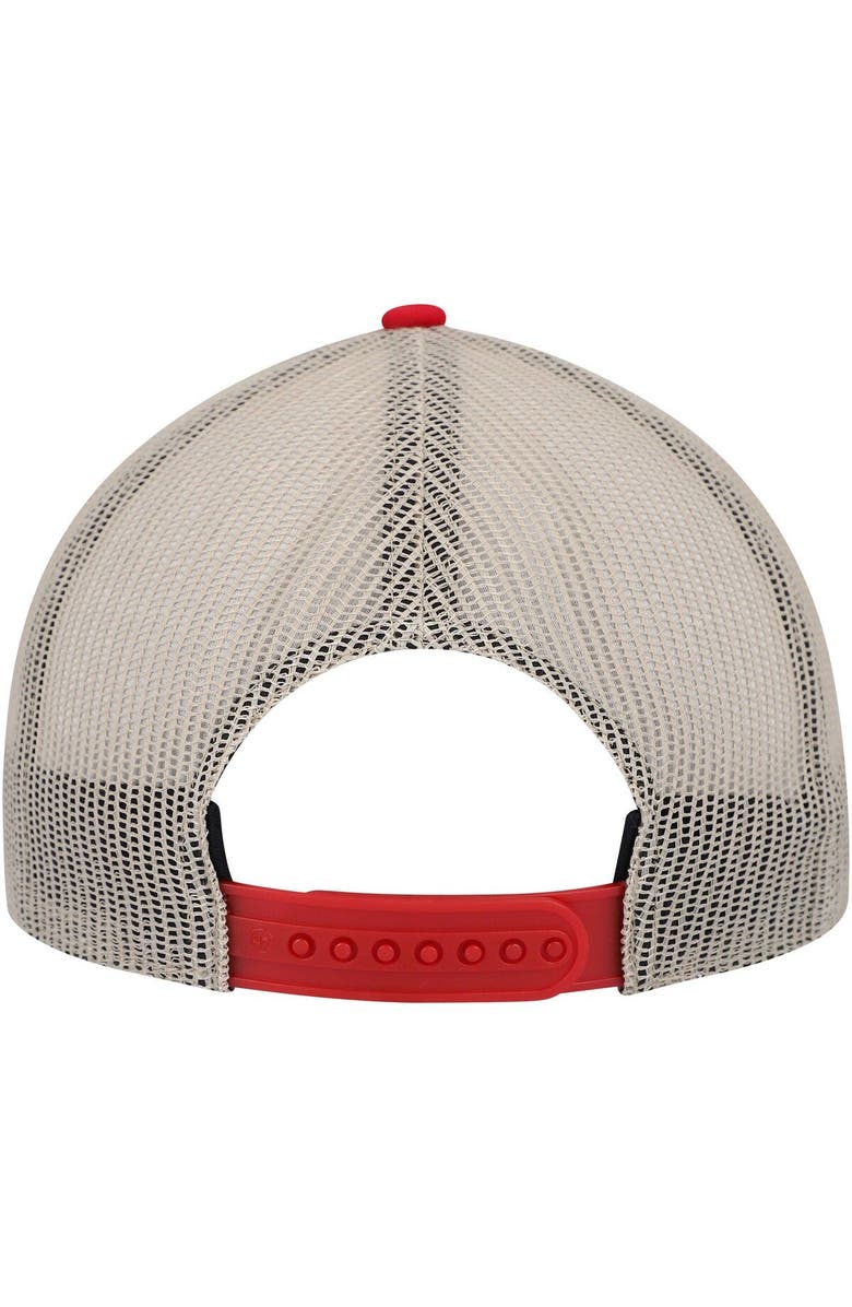 '47 Men's '47 Red/Natural Washington Nationals Rawhide Trucker Snapback Hat, Alternate, color, Red