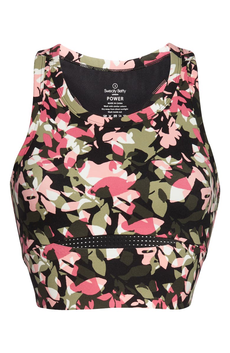 Sweaty Betty Power Frame Racerback Sports Bra, Alternate, color, 