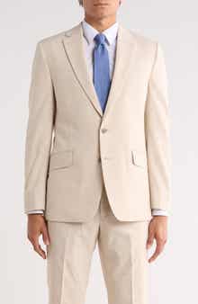 CONSTRUCT Plaid Two-Button Sport Coat