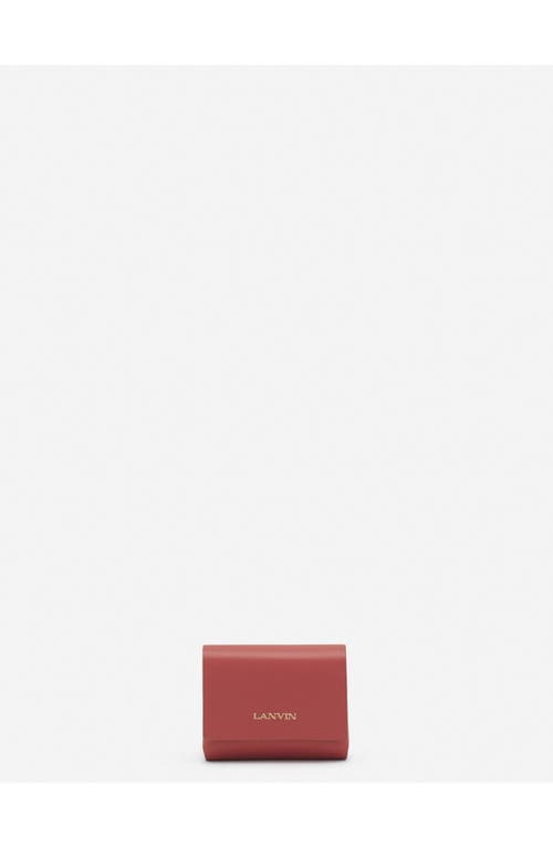 Lanvin Signature Leather Case For Airpods Pro In Litchi
