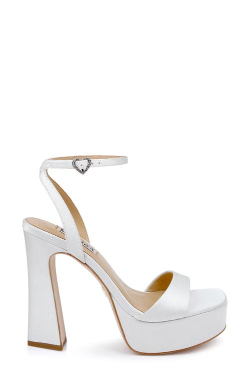 BADGLEY MISCHKA BADGLEY MISCHKA COLLECTION CAIA ANKLE STRAP PLATFORM SANDAL 