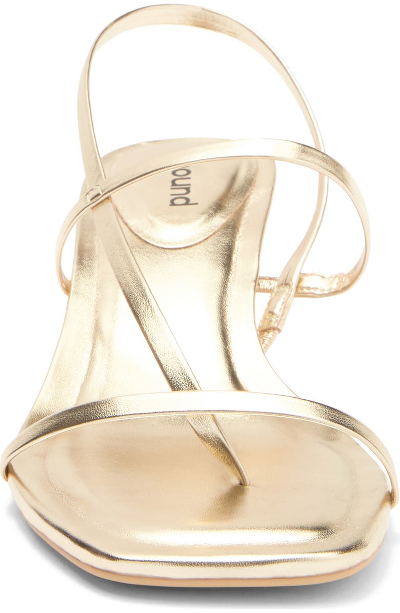 Abound Petra Kitten Heel Sandal, Alternate, color, Gold Light Metallic