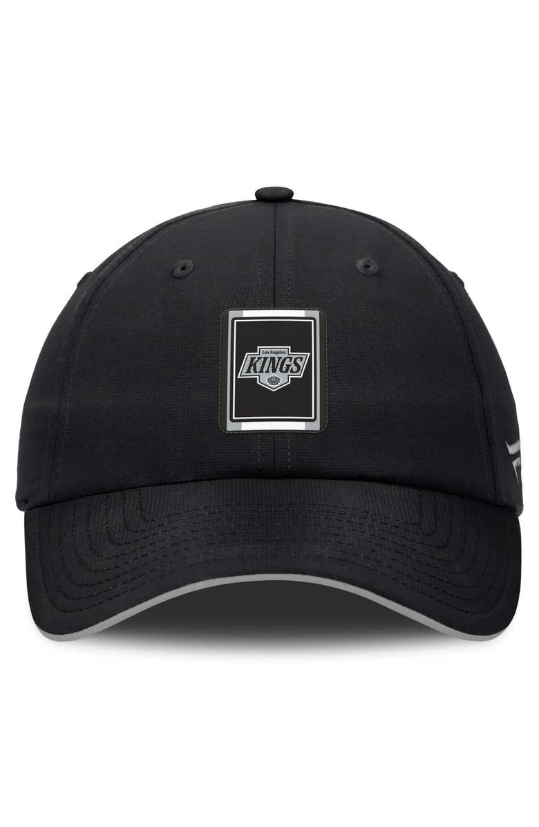 FANATICS Men's Fanatics Black/Silver Los Angeles Kings Authentic Pro Ripstop Adjustable Hat, Alternate, color, Black