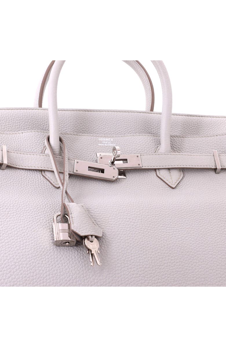 Pre-Owned Hermes Birkin Handbag Grey Togo with Palladium Hardware 40, Alternate, color, Gris Perle