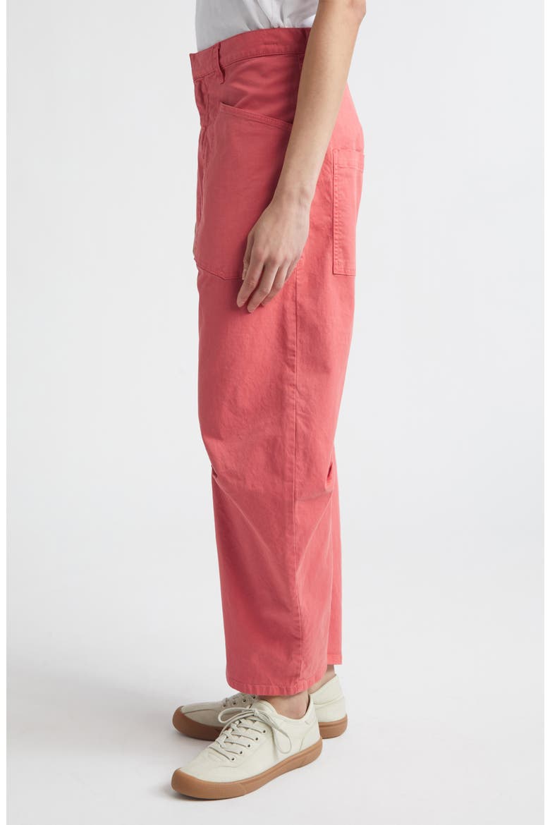 Shon Stretch Cotton Pants, Alternate, color, FADED RED