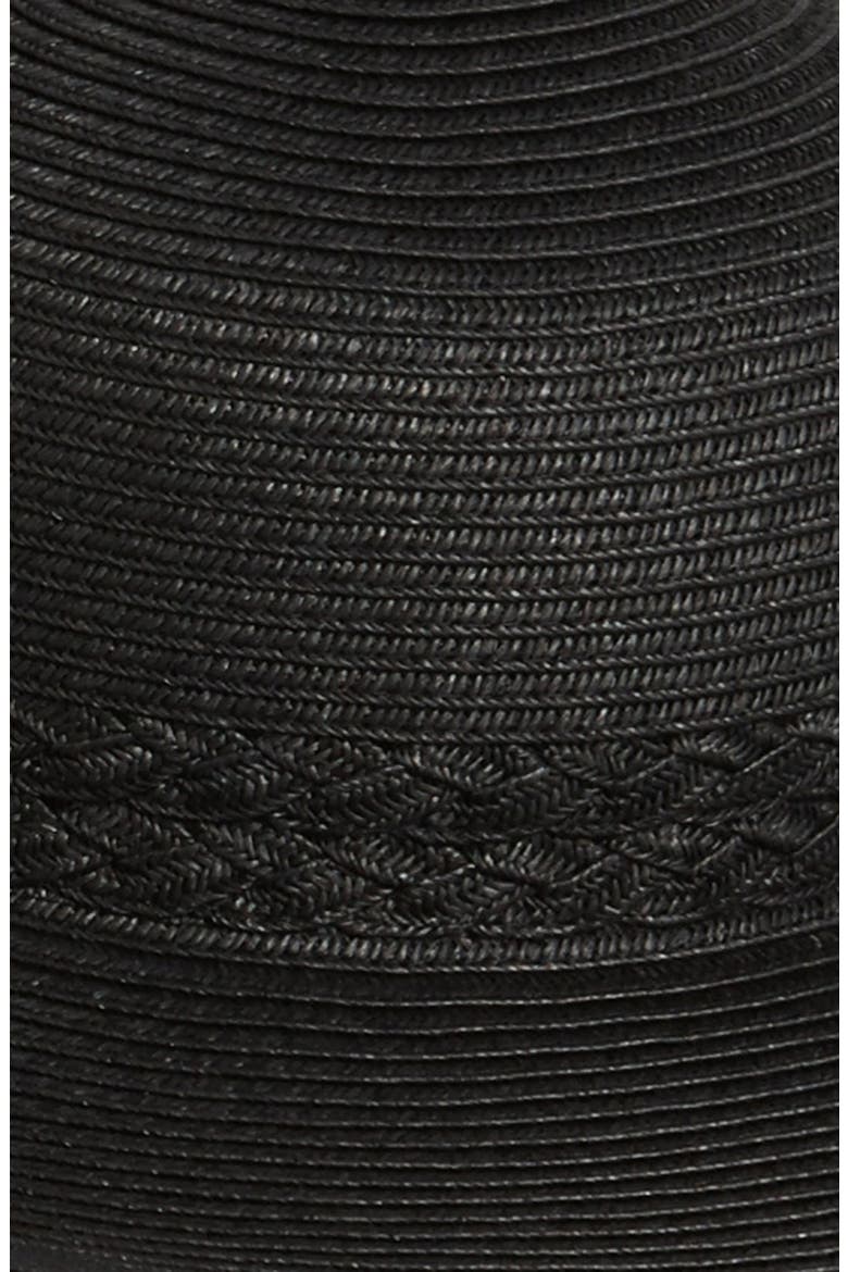 Wide Brim Hat, Alternate, color, BLACK
