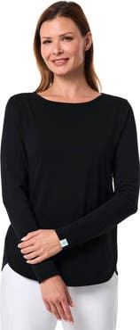 Coolibar Women's Heyday Side Split Long Sleeve Shirt, UPF 50+ Sun Protection
