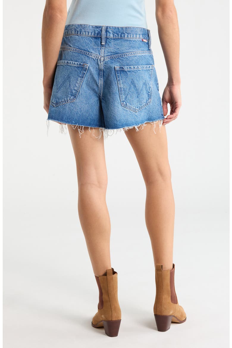 The Main Course Frayed Denim Shorts, Alternate, color, CHEW TOY