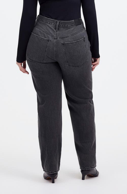 Madewell The Rail Straight Leg Jeans In Kingswood Wash