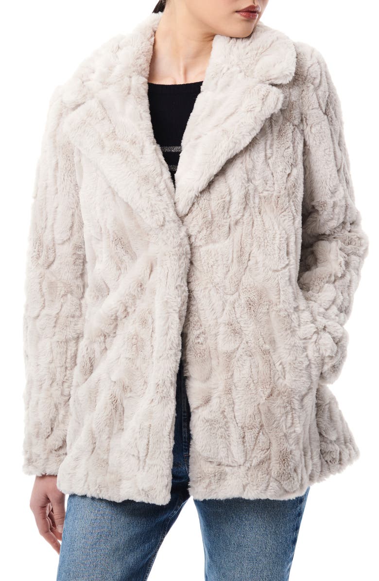 Bernardo Faux Fur Jacket, Main, color, 