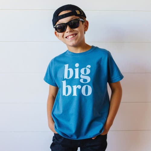 Sweet Wink Big Bro Short Sleeve T-shirt In Indigo