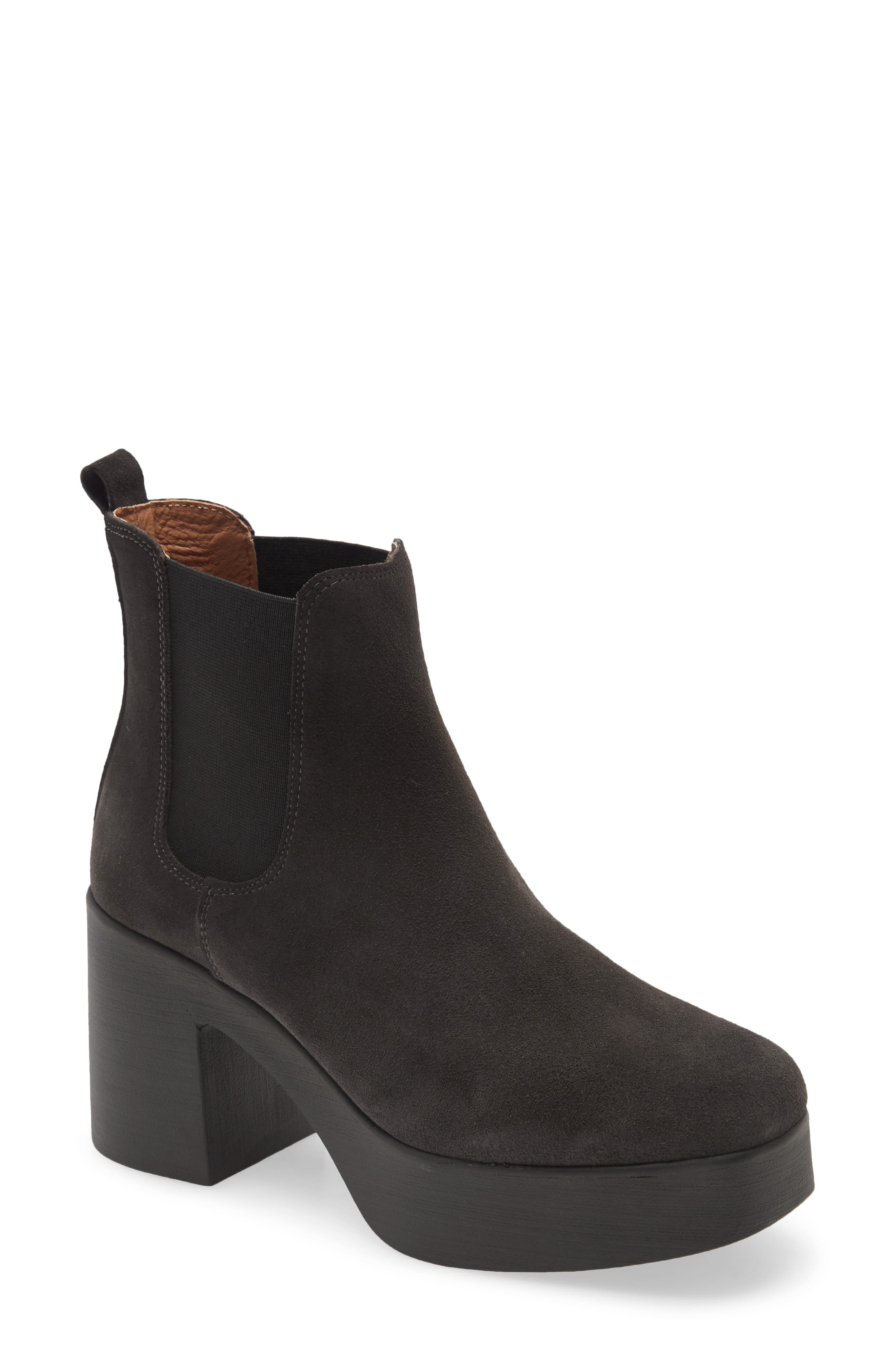 INTENTIONALLY BLANK Drue Water Resistant Platform Bootie, Main, color, 