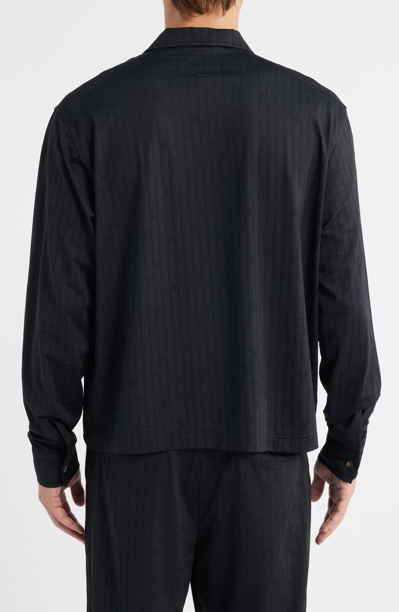 RIZORT Francis Ripstop Button-Up Shirt, Alternate, color, Black