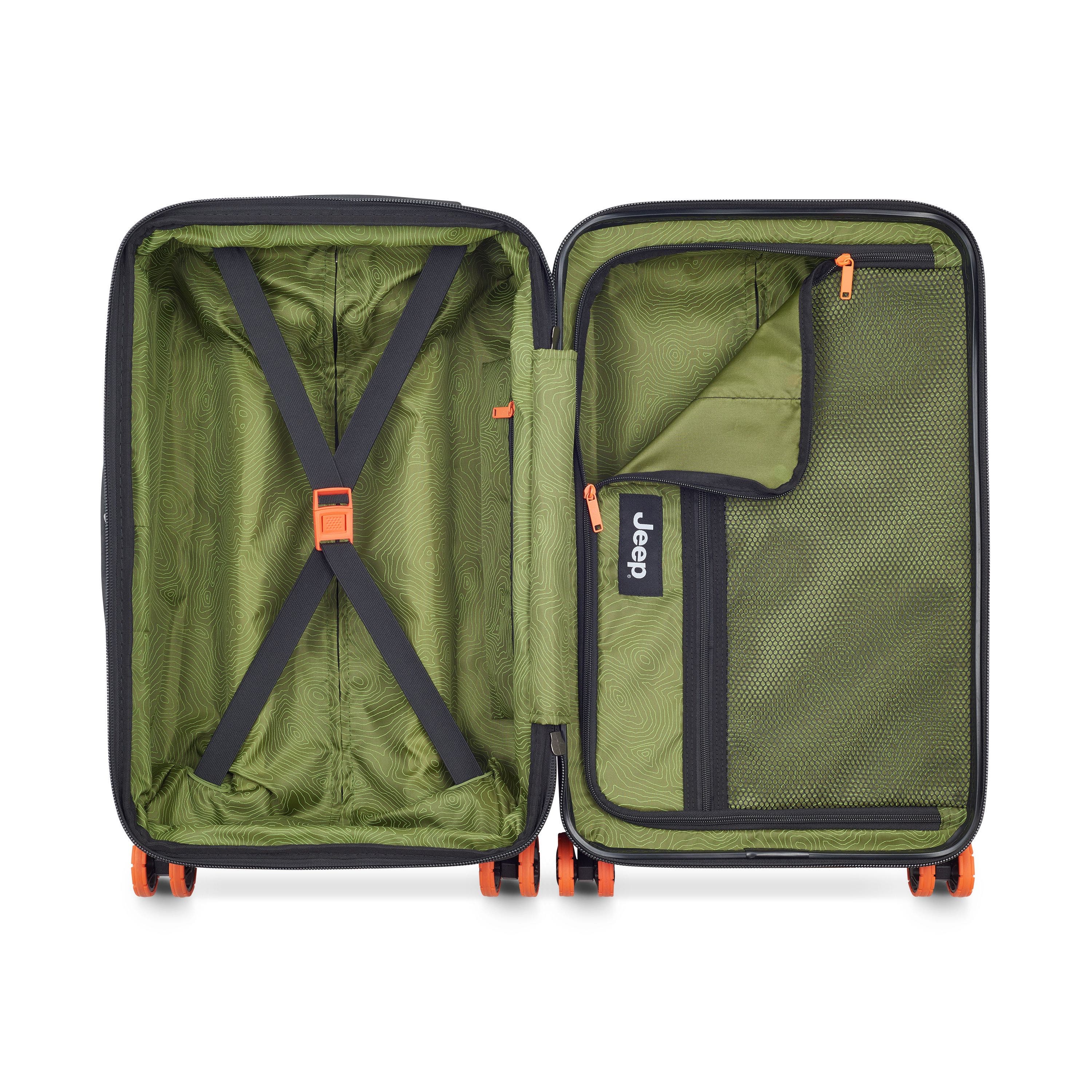JEEP 19" Carry On Hardside Expandable Spinner [JH002B] & Cylindrical Backpack [JS013C] 2 Piece Set, Alternate, color, Sand