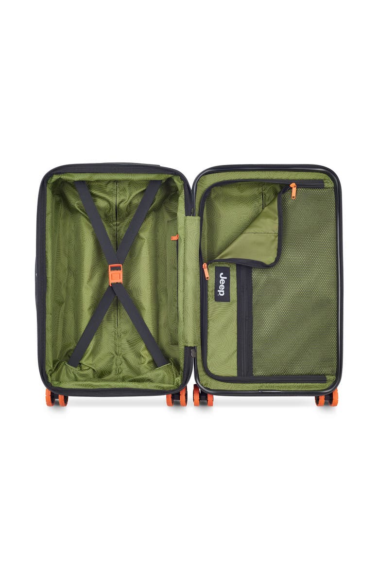19" Carry On Hardside Expandable Spinner [JH002B] & Cylindrical Backpack [JS013C] 2 Piece Set, Alternate, color, Sand