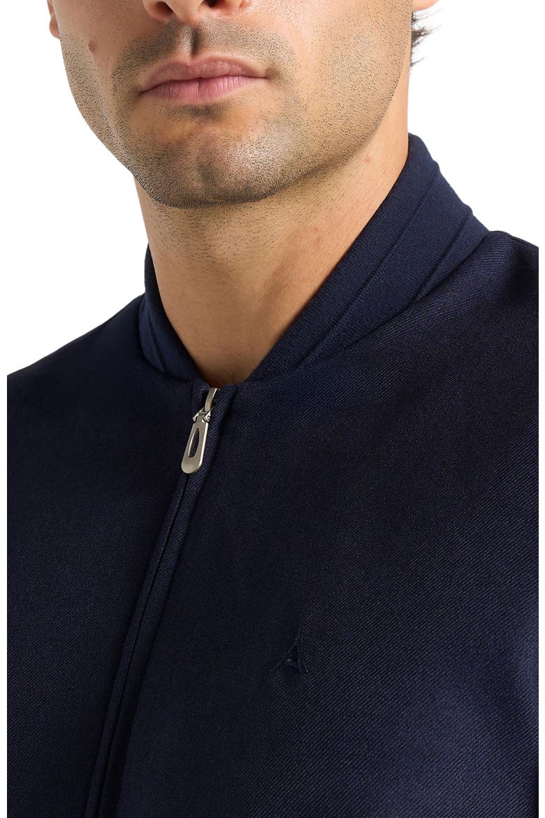 Sami Tailored Bomber Jacket, Alternate, color, Navy