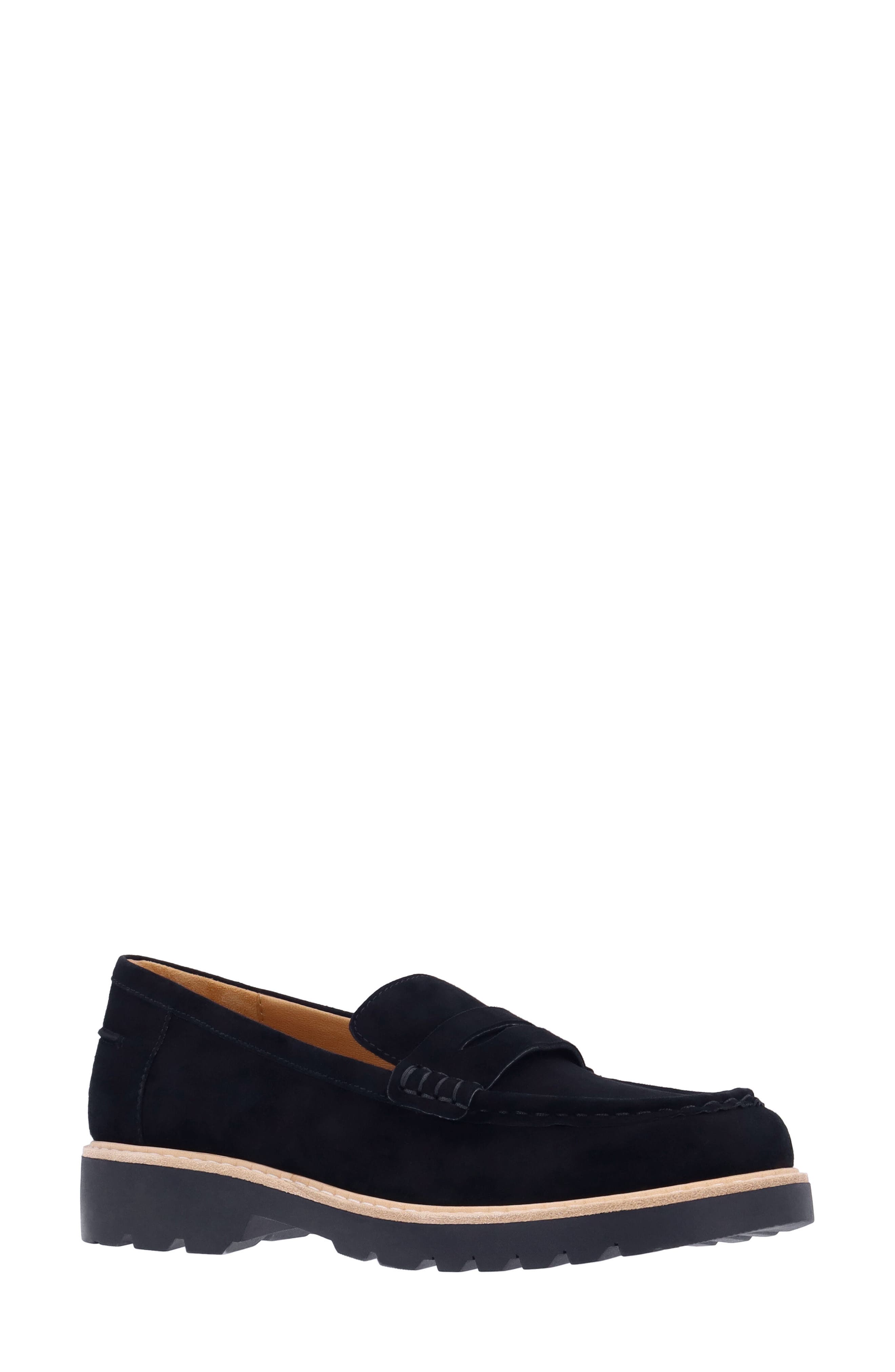 L'Amour des Pieds Yolandi Penny Loafer, Main, color, Black