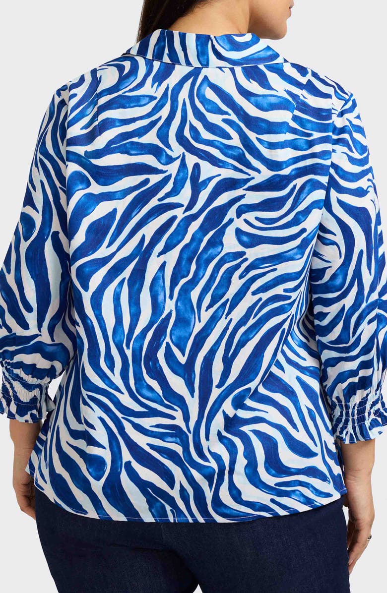 Foxcroft Alexis Print Popover Shirt, Alternate, color, 