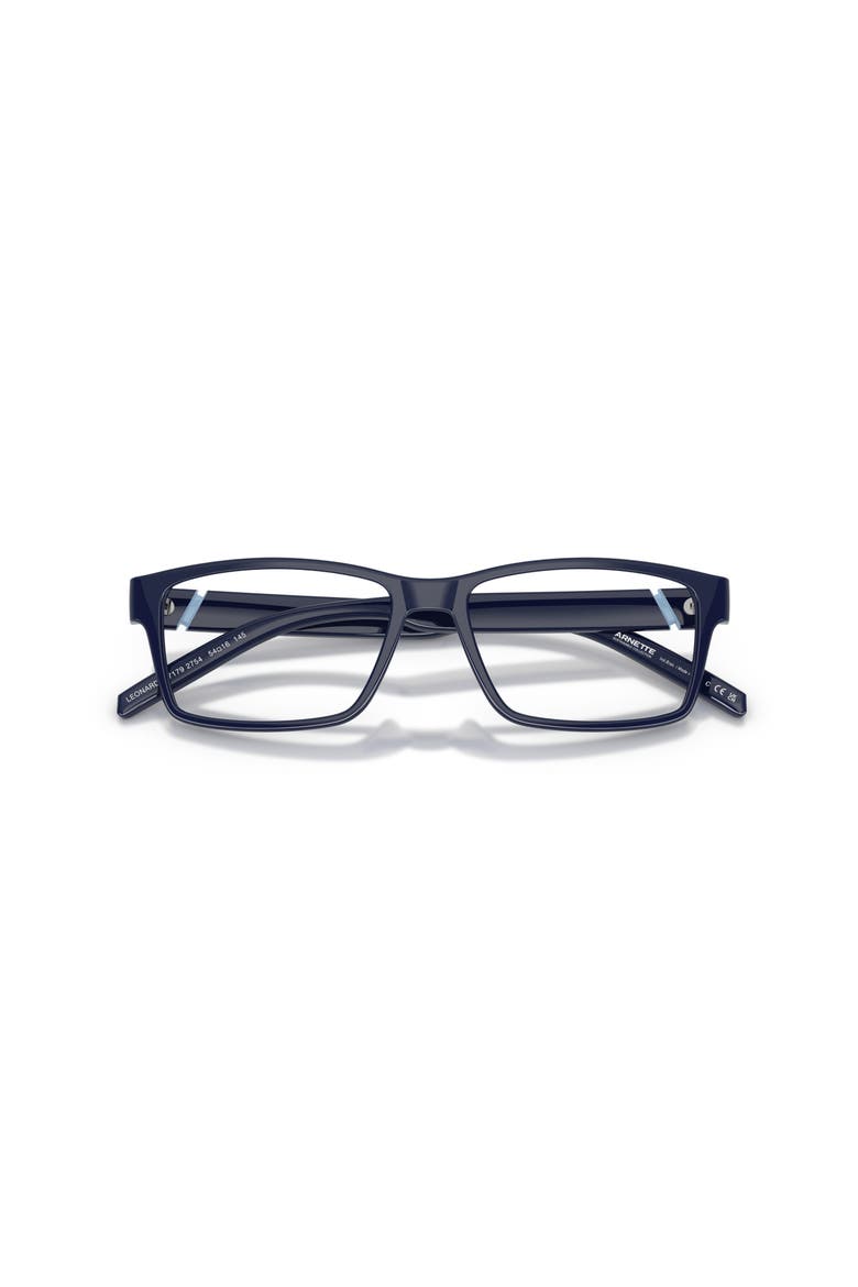 54mm Rectangle optical glasses, Alternate, color, Blue