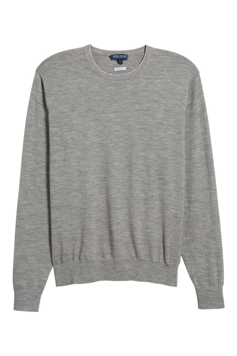 Crown Crafted Excursionist Flex Wool Blend Sweater, Alternate, color, GALE GREY