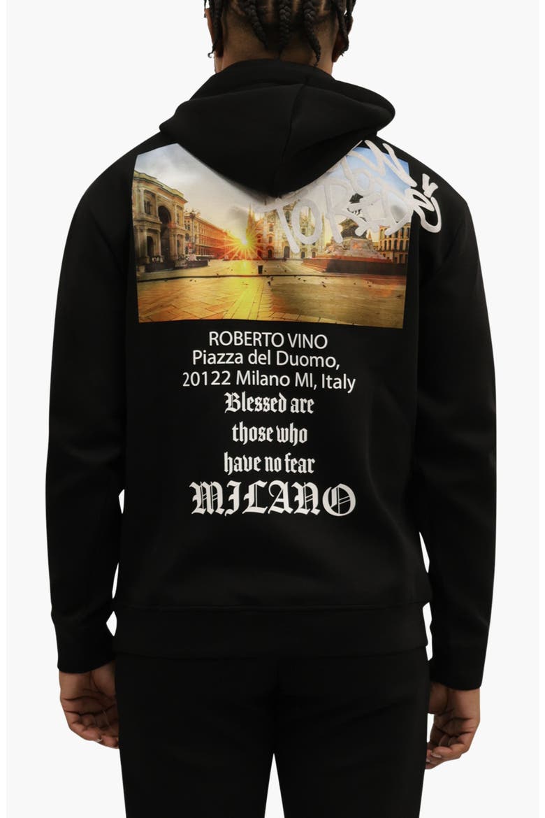 Born to Ride Premium Blend Hoodie, Alternate, color, Black