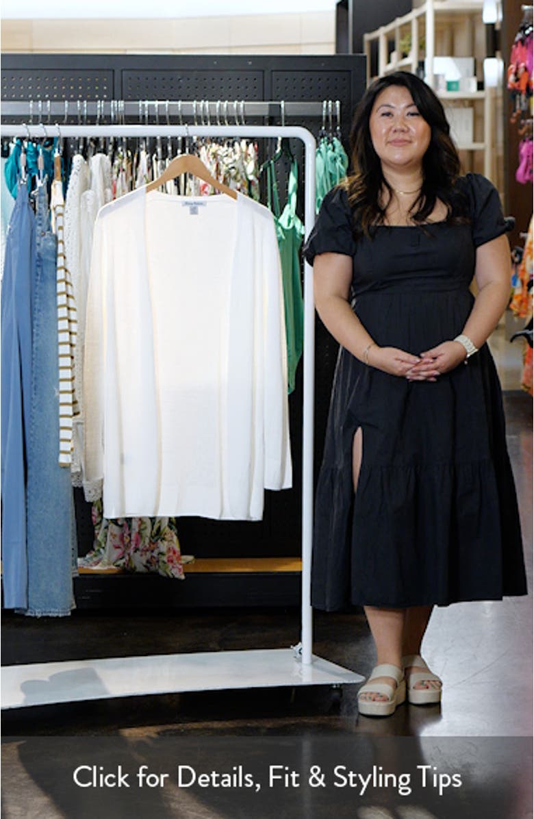 Addison Beach Linen Blend Cardigan, sales video thumbnail